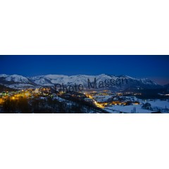 Saint Savin et la vallée d'Argelès en hiver